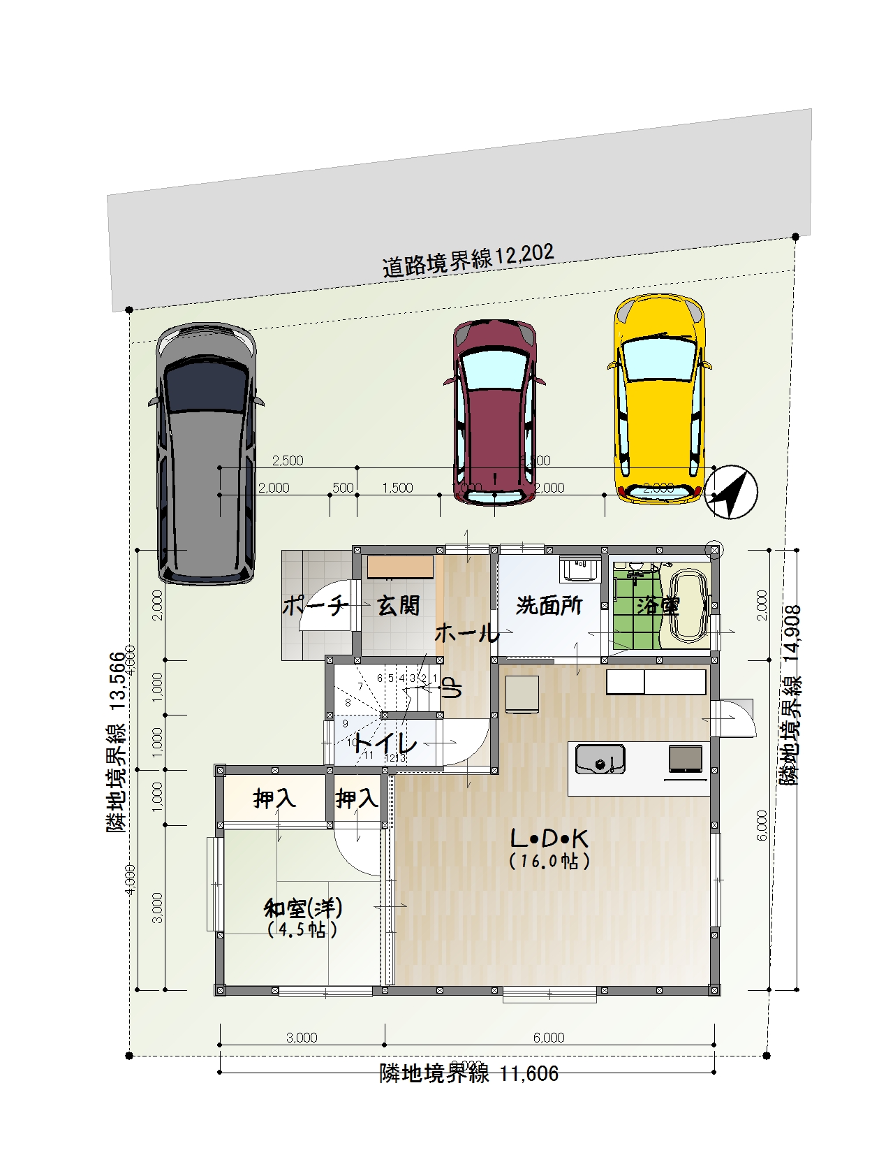 建物配置図(※実際の建物と異なる場合があります。)